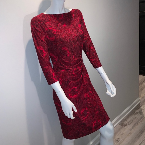 Patterned Ralph Lauren Work Dress - Picture 3 of 5